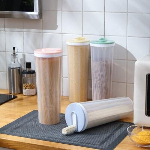 Kitchen Food Storage Tanks Whole Grains Sealed Cans Storage Containers Noodle Boxes Plastic Case Kitchen Storage