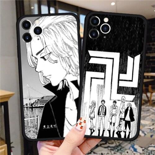 Cute Japan Anime Tokyo Revengers Phone Case for Iphone 12 Mini 11 Pro XS Max XR X 8 7 6 6S Plus SE2020 Cover Shell Fundas Capa