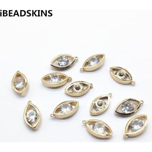 New arrival! 17x9mm 50pcs Cubic Zirconia Oval shape Charm for Earrings parts/hand Made Earrings make/ Jewelry Findings DIY