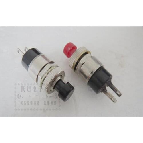 Original new 100% DS-102 button press on reset switch 2pin micro key power switch normally open black button