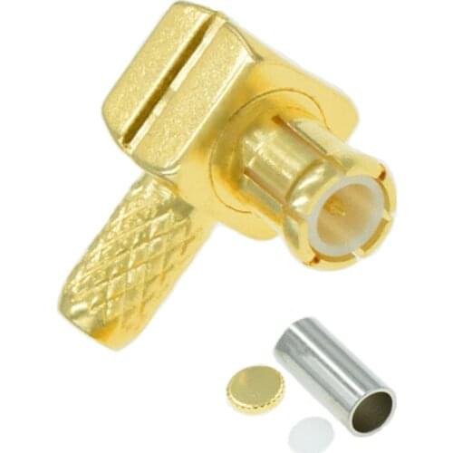 MCX Male Right Angle RG316 RG174 RF Connector