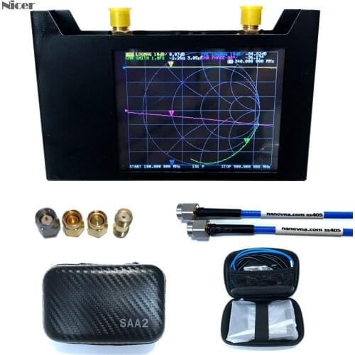 S-A-A-2 NanoVNA V2 3G Vector Network Analyzer 3.2 Inch Antenna Analyzer Shortwave HF VHF UHF Measure Duplexer Filter