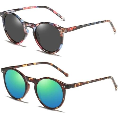 New Men Women Brand Designer Retro Round Sport Sun Glasses Polarized Fishing Sunglasses Vintage Male Female Goggles UV400