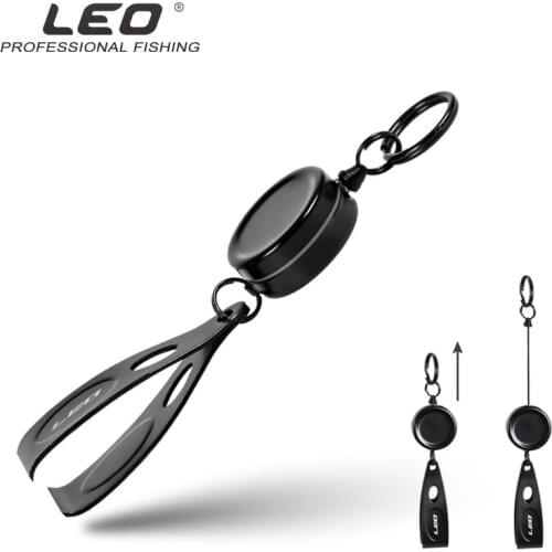 LEO Fast Telescopic Fishing Line Scissors Fish Tool Fast Tie Cutter Knot Tying Tackle Nipper Retractor Fishing Accessrioes