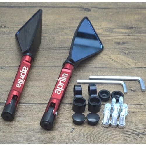 Universal Motorcycle mirror CNC side Rearview for Aprilia TuonoV4R SXV450 SR50R SX50 SXV450