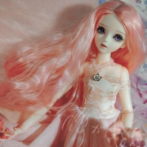 High temperature fiber hair BJD SD1/3 1/4 1/6 1/8 1/12 doll wig instant noodles roll doll wig