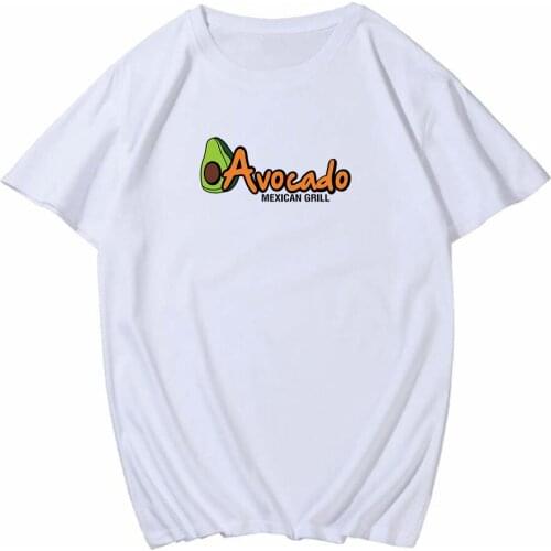 Avocado Vegan Women Femme T Shirt Funny Tshirt Harajuku Vintage Graphic Aesthetic Korean T-shirt Kawaii 90s Style Female Ulzzang