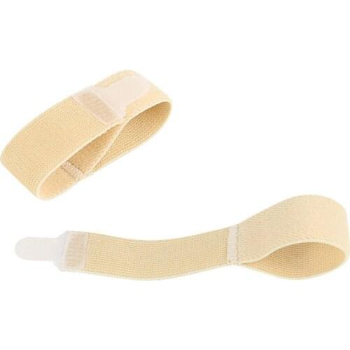 1 pair Fabric Toe Finger Straightener Toe Hallux Valgus Corrector Bandage Toe Separator Splint Wrap Foot Stretcher Care Tool