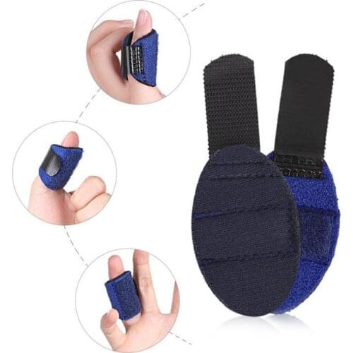 1Pcs Pain Relief Finger Splint Fracture Protection Brace Corrector Support With Adjustable Tape Bandage