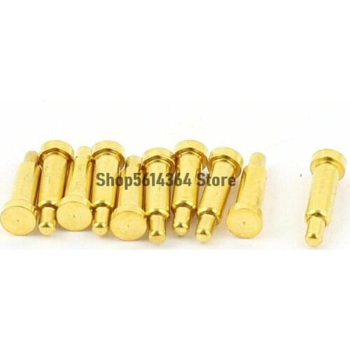10 Pcs Spherical Tipped Spring Loaded Probes Testing Pins