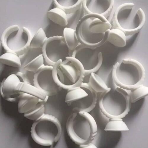 500pcs/lot Disposable eyebrow small rings cup for plastic tattoo ink cup tattoo permanent makeup