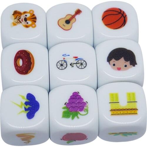 9x Story Cubes Sets Activity Game Educational Toys for Age 6-9 Years Old
