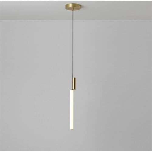 Nordic Long Pole Acrylic Pendant Lights Bar Restaurant Bedroom Bedside Coffee Shop Living Room Clothing Shop Lantern fixtures