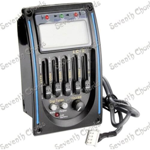Acoustic Guitar 5-Band Equalizer Preamp Piezo Pickup Tuner guitar accessories