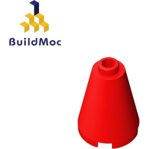 BuildMOC 14918 Cone 2 x 2 x 2 Open Stud For Building Blocks Parts DIY electric Educational Classic Brand gift