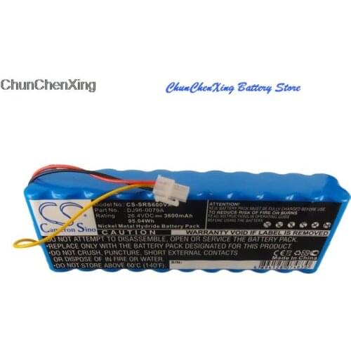 Cameron Sino 3600mAh Battery DJ96-0079A for Samsung VC-RS60, VC-RS60H, VC-RS62