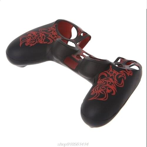 Dragon Silicone Gamepad Cover Sleeve Case With 2 Joystick Cap For PS4 Controller D17 20 Dropshipping