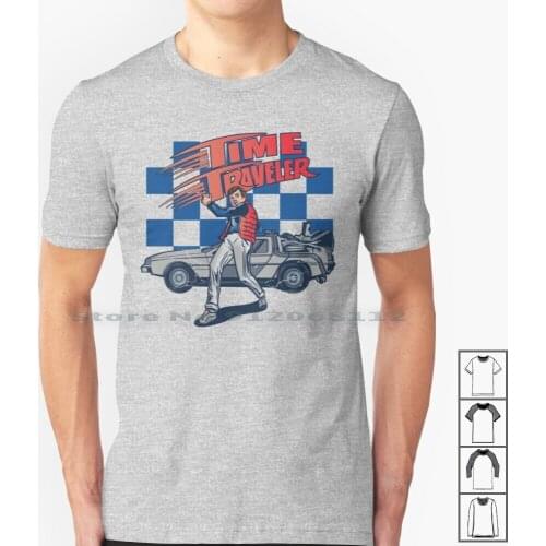 Time Traveler T Shirt 100% Cotton Back To The Future