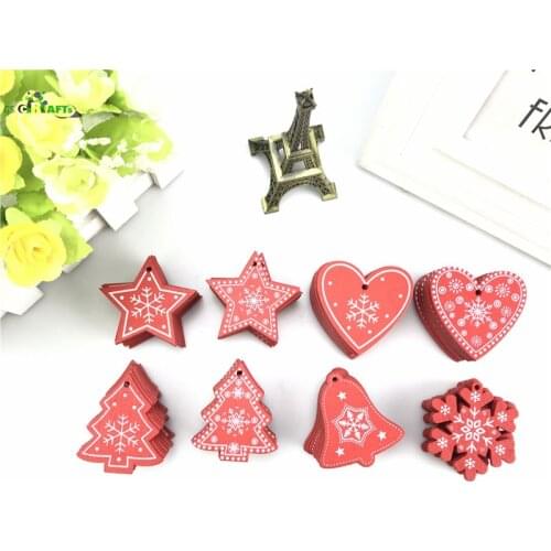 Деревянные новогодние украшения GSRAFTS China At AliExpress