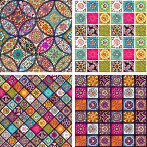 Huacan 5D DIY Diamond Painting Full Round/Square Mandala Diamond Embroidery Mosaic Flower Decorations Home