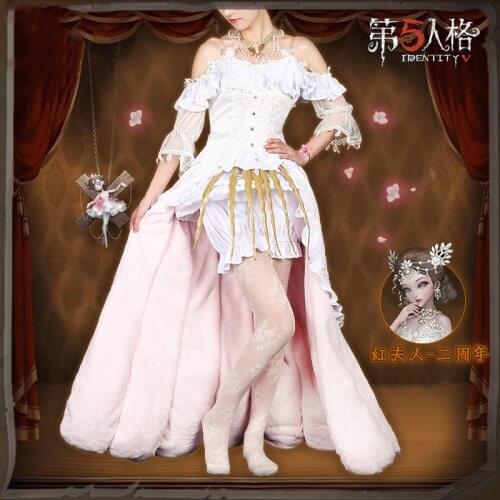 Anime Identity V Marie Bloody Queen Bella Donna 2nd Anniversary Dress Lolita Outfit Cosplay Costume Halloween FreeShipping 2020