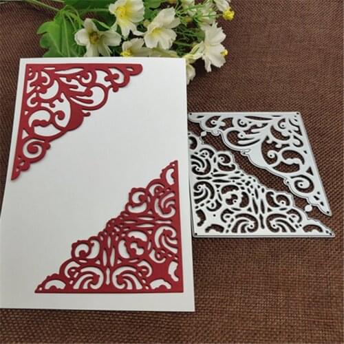 Flower Frame Lace Metal Cutting Dies Stencils Scrapbooking Decorative Embossing Folder Carbon Steel Paper Card DIY Die Cuts