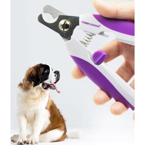 Stainless Steel Professional Pet Cat Dog Nail Clipper Cutter With Sickle Grooming Scissors Clippers for Pet Claws Dog Supplies