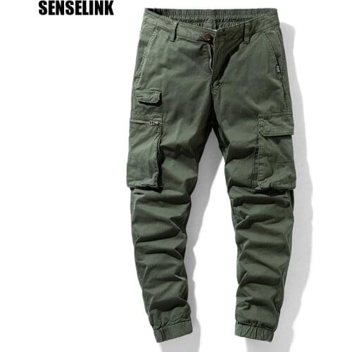 2021 New Autumn Mens Cotton Cargo Pants Outdoor Casual Fashion Jogger Pants Winter Military Tactical Overalls Cargo Pants Men