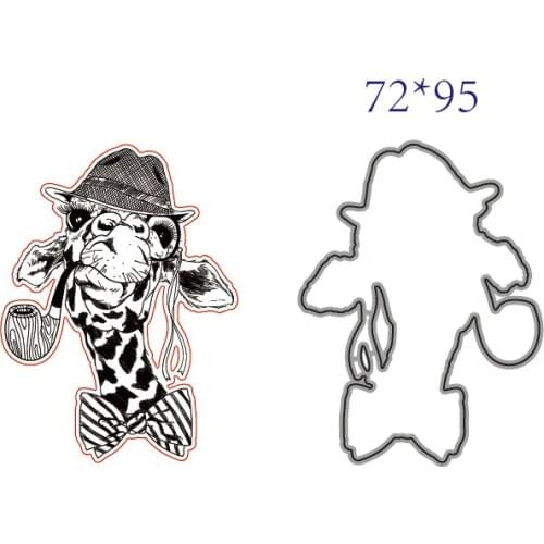 Giraffe Head Transparent Silicone Rubber Stamp And Die Sheet Cling Scrapbooking DIY Cute Pattern Photo Album