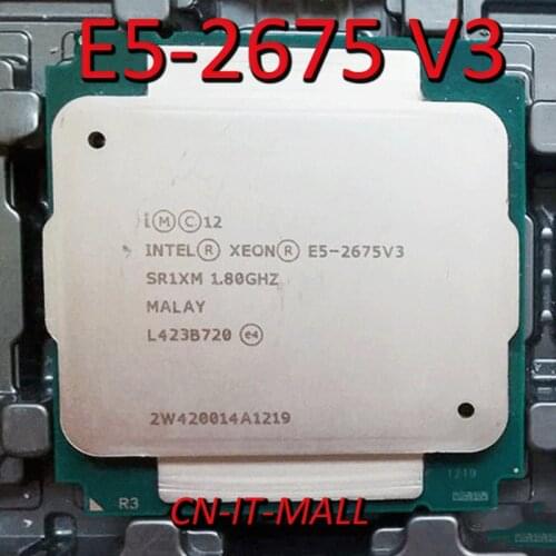 Pulled E5-2675 V3 Server cpu 1.8G 40M 16Core 32 Thread LGA2011-3 Processor