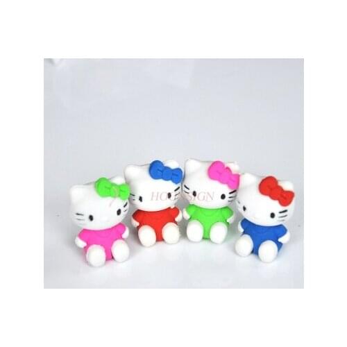 Detachable eraser 4pcs Creative Eraser Detachable Cartoon Animal Eraser Child Student Learning Stationery Cute Eraser