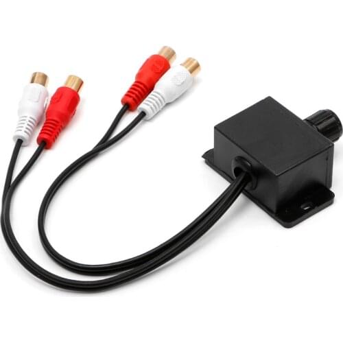 Universal Car Audio Amplifier Bass RCA Level Remote Volume Control Knob LC-1 New