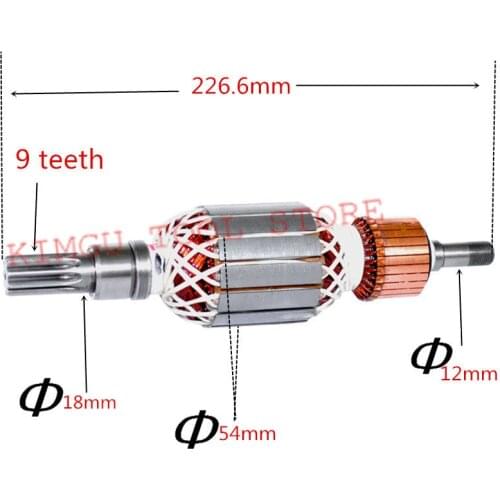AC220-240V Rotor Motor Armature for BOSCH GSH27 11304 USH27 GSH27VC Hammer Abbruchhammer Schlaghammer Parts Engine Rotor