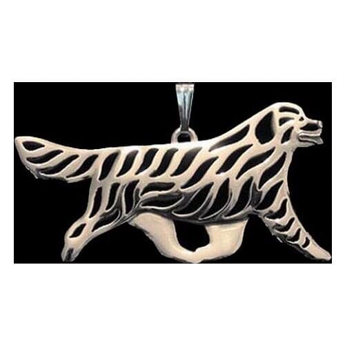 Jewelry Pet Dog Shaped Pendants Lovers Metal Newfoundland Pendants