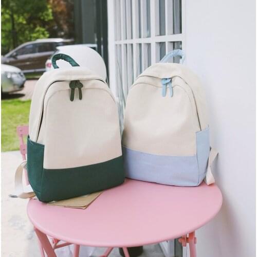 Female Backpack Cute Women School Bags For Teenage Girls Canvas Kawaii Backpack Ladies Student Bag Book Travel Bags