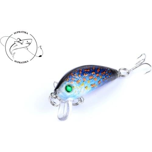 1Piece 5cm 3.8g Smart Wobblers Minnow Sea Fishing Baits Lure Isca Artificial Crankbait With 2 Treble Hook For Sea Fishing Tackle