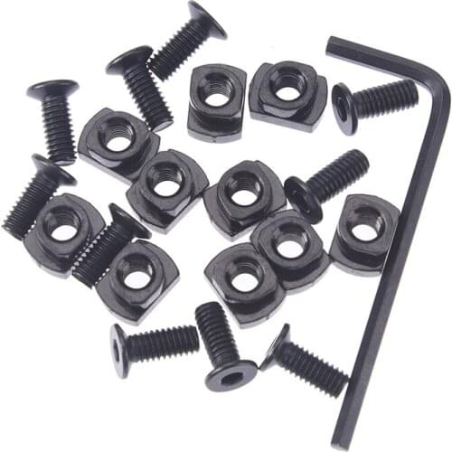 10pcs/set M-LOK Screws And Nuts Replacement for MLOK Handguard Rail Sections Hunting Gun Accessories
