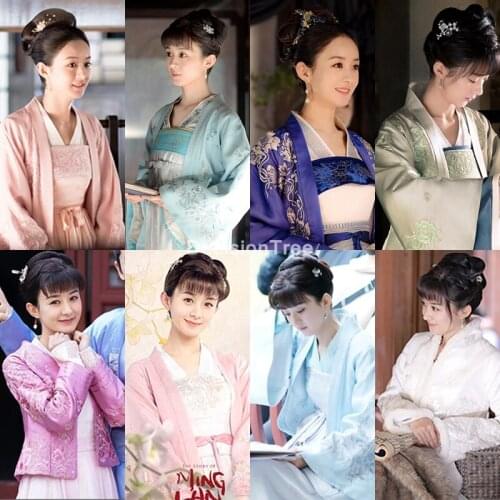 2021 the story of minglan tv hanfu chinese dance costume traditional ancient chinese costume for women dress folk dress hanfu