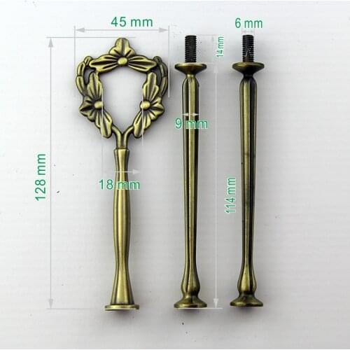 3 colors Plate decorating kitchen calla Cake tools fondant Stand Centre Handle Sets & Fittings rods Hot Sale