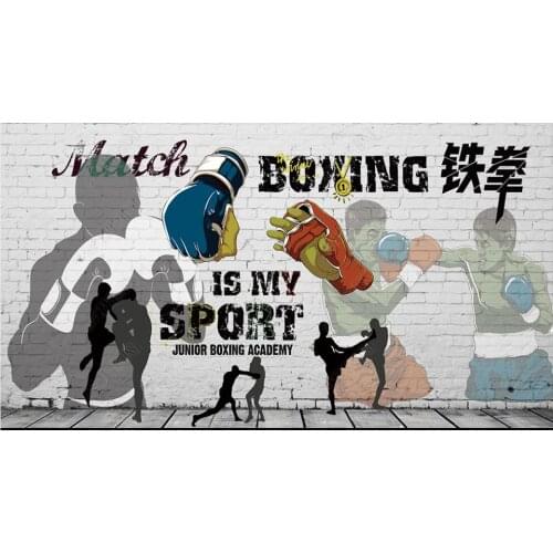 Custom mural 3d photo wallpaper Boxing boxing gym muay thai karate home decor living room wallpaper for wall 3 d in rolls