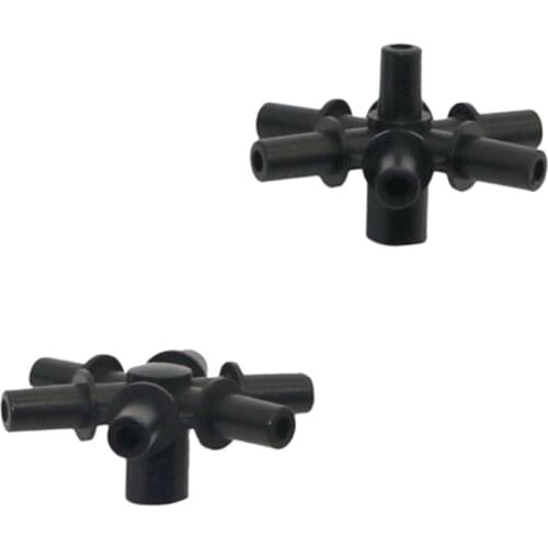 6-way, 7-way Splitter for 6mm Interfaces Sprinkler Garden Water Conector Agriculture Irrigation Multiple Joint 10 Pcs