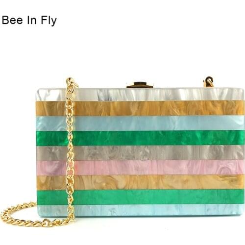 Acrylic Clutch Bag Bolsa Feminina Luxury Handbags Women Crossbody Bags For Designer Bolsos Mujer Sac A Main Drop Shipping