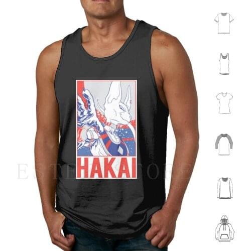 God Of Destruction ( Hakai ) ( Destruction ) Tank Tops Vest Sleeveless Super Broly Z Ultra Instinct Jiren Super God