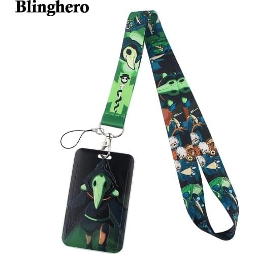 CB325 Doctors Nurse New Fashion Lanyard ID Badge Holder Bus Pass Case Cover Slip Bank Credit Card Holder Strap Card Holder