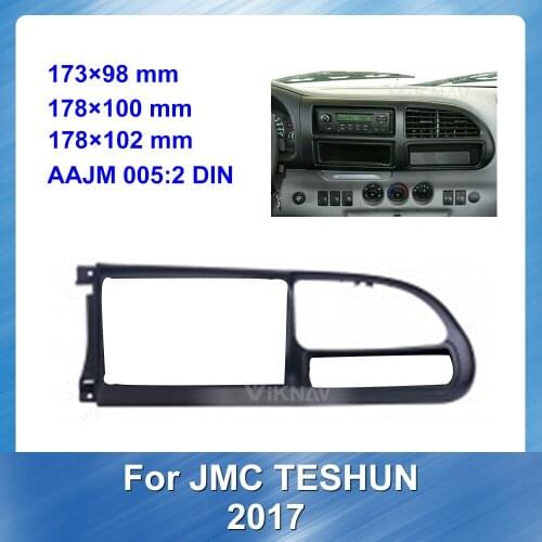 For JMC TESHUN 2017 radio Fascia Panel Trim Frame Installation Kit Car refitting DVD Multimedia Screen Android Navigatio