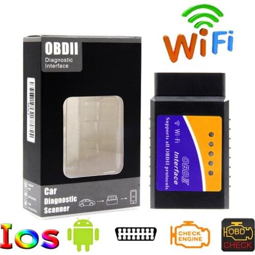 Multi-brands CAN-BUS ELM327 Wifi OBD2 V1.5 Chip Auto Diagnostic Tool OBDII Wireless for Android/IOS/Windows