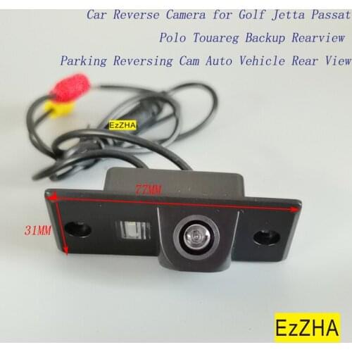 EzZHA Car Reverse Camera for Golf Jetta Passat Polo Touareg Backup Rearview Parking Reversing Cam Auto Vehicle Rear View