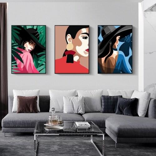 Painting Wall Art HD Printed Women Poster Modular Canvas Home Decoration Japan Cartoon Role Pictures For Living Room