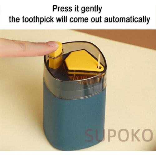 Toothpick Box 4 Colors Home Creative Automatically Pops Up Convenient Life Home Living Dining Room Toothpick Storage Box