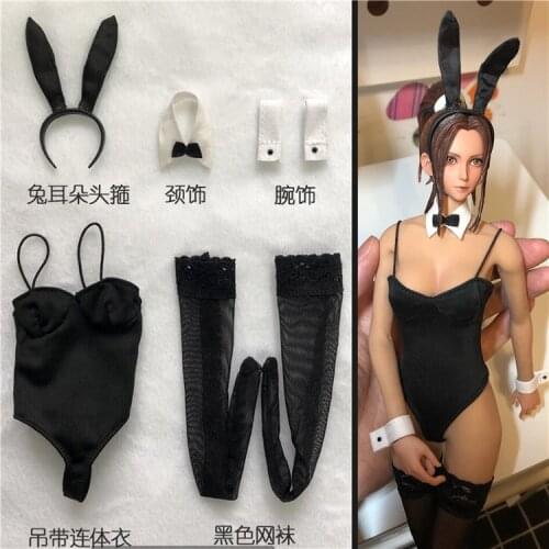 1/6 Scale womens doll clothes sexy Bunny women costume cosplay for 12 inches seamless body Joint doll